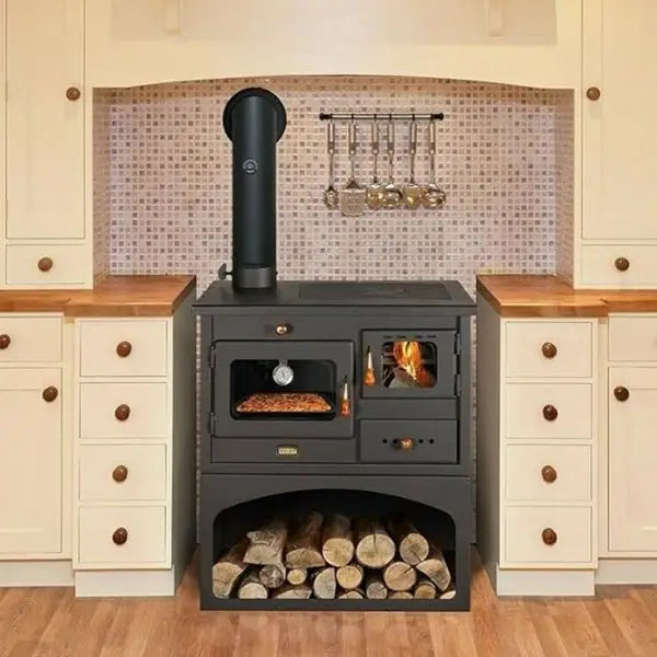 Holzofen mit Backofen 1P34 – 10 kW