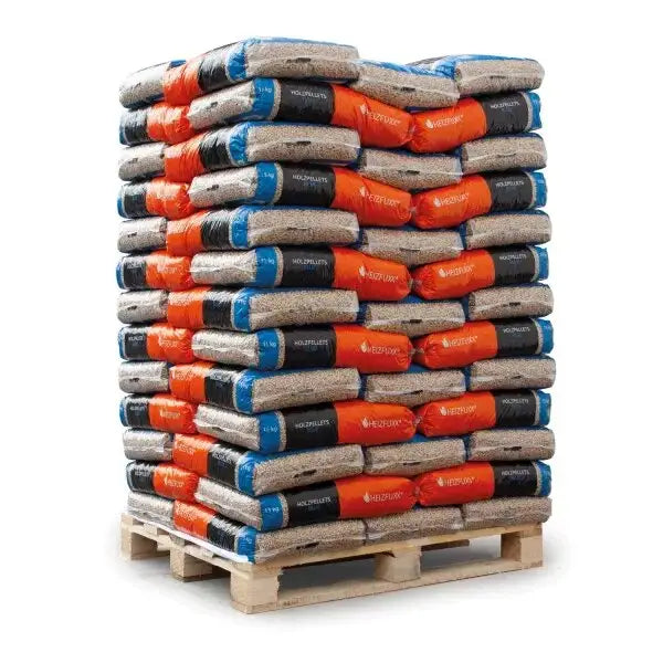 1 Palette – Holzpellets Blue ENplus A1 / 15 kg x 65 Sack, 975 kg