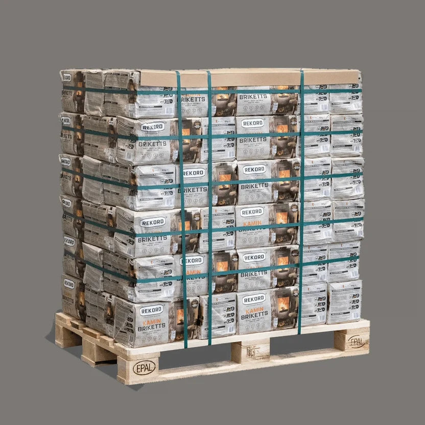 Braunkohlebriketts 90 x 10 kg