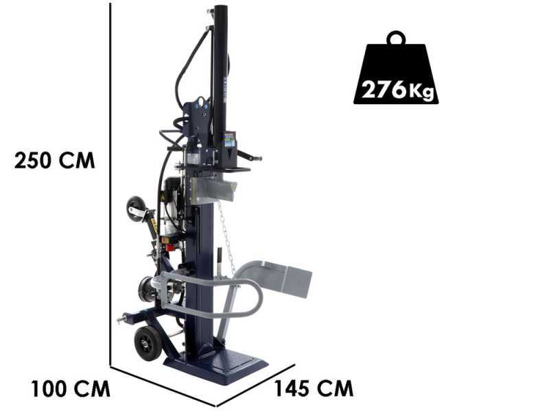 BullMach BM-LS-ET-T 16 V – Dreiphasiger Holzspalter für Traktor – stehend