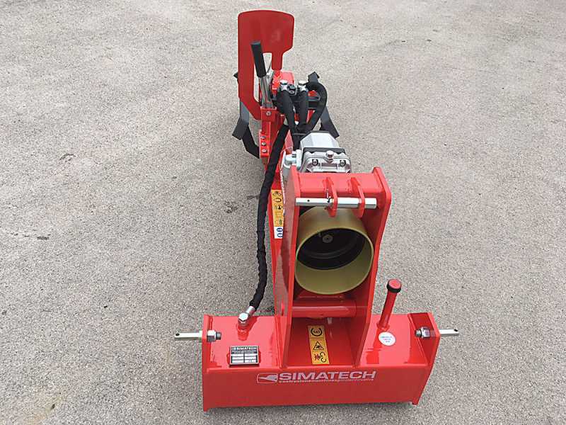 Simatech S350 – Liegender Holzspalter für Traktor – 35 t – Kolbenhub 800 mm